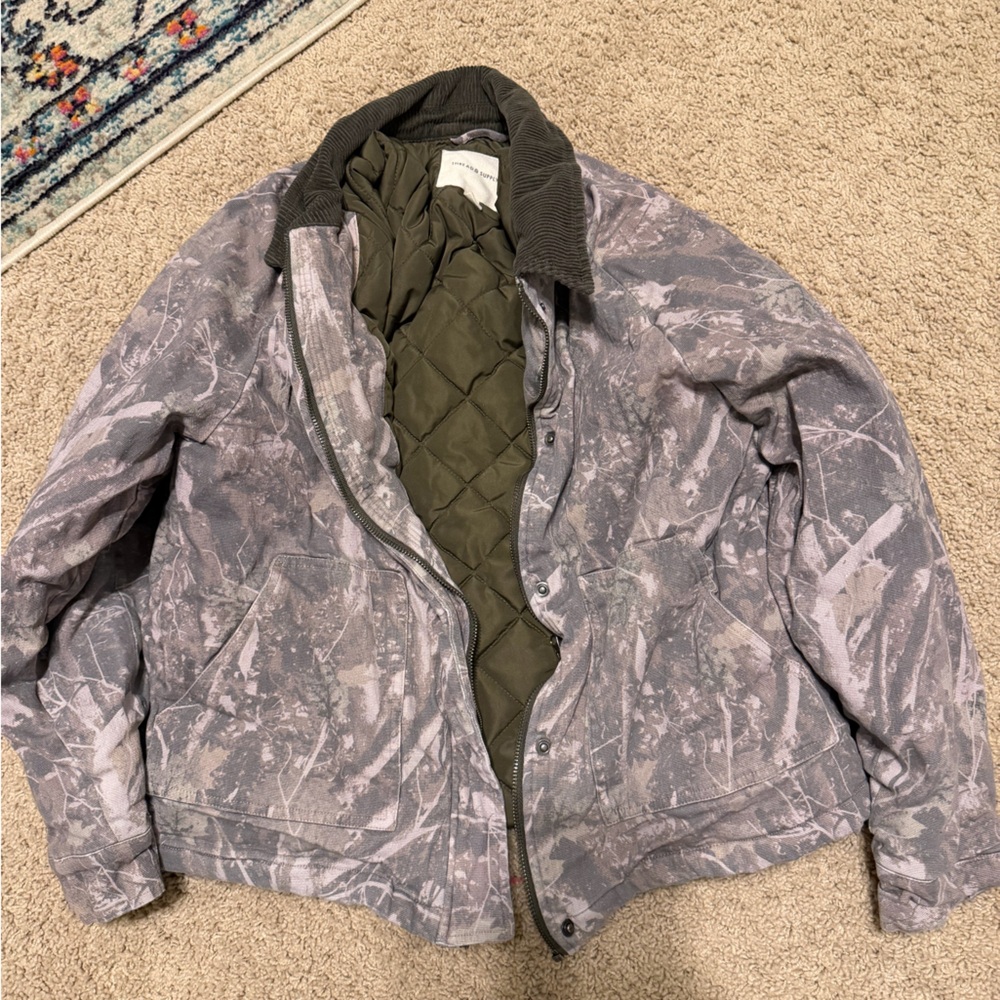 Thread & Supply Olive Quilted Jacket
